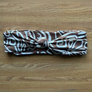 STONE FOX SWIM Lele Top Brown Rawhide Swirl Bikini Top